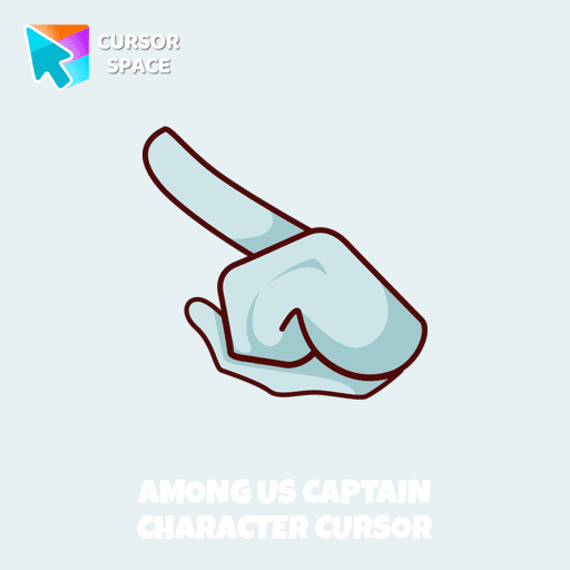 Among Us Captain Character cursor